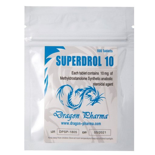 Superdrol 10 (Methyldrostanolone ) - Methyldrostanolone - Dragon Pharma, Europe